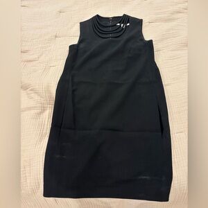 Diane von Furstenberg black shift dress size 2